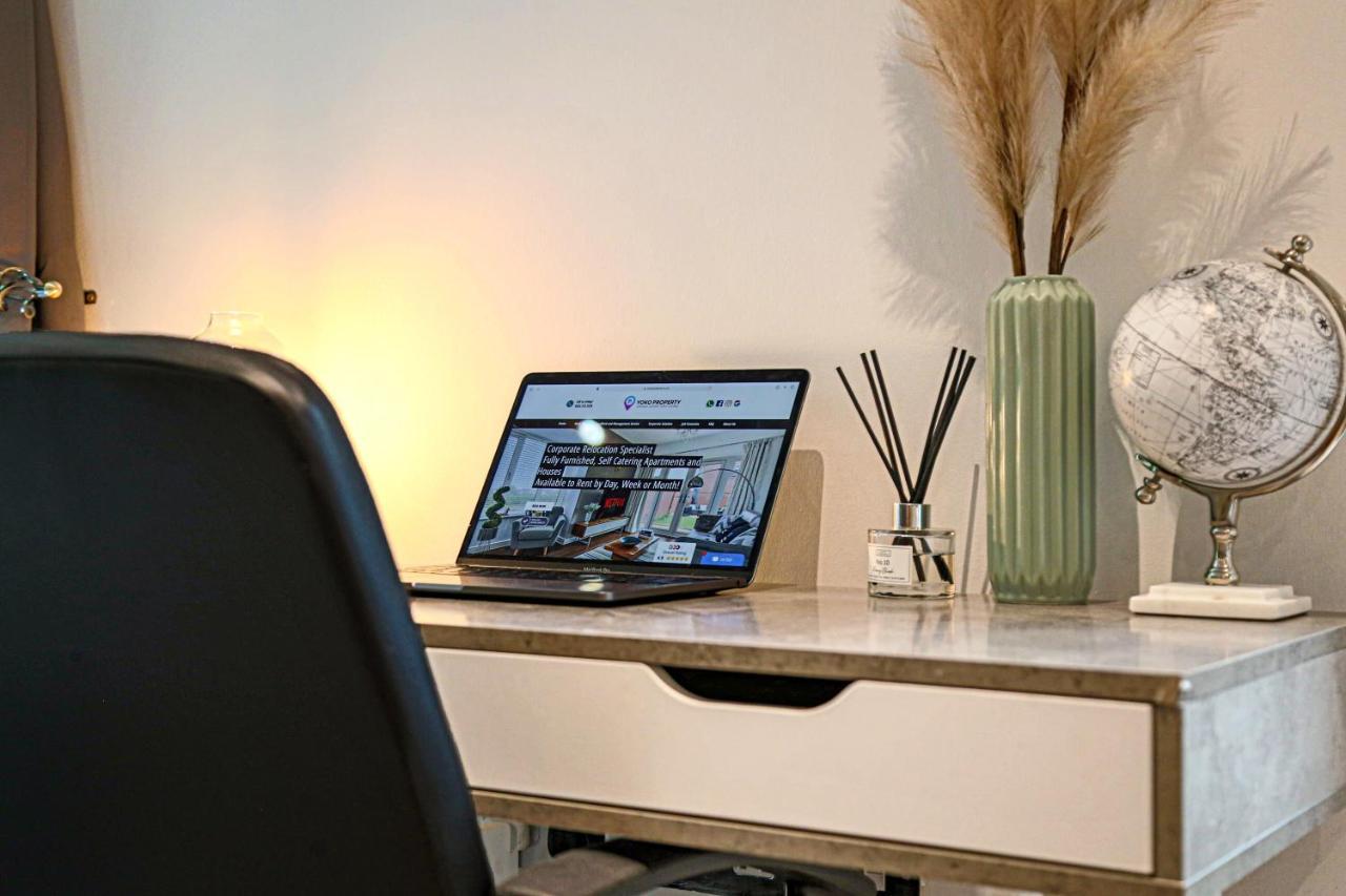 Campbell Park Apartment - City Centre - Free Parking, Balcony, Super-Fast Wifi And Smart Tv With Netflix By Yoko Property Milton Keynes Kültér fotó
